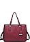 LUXURY BANYAN PEBBLED VEGAN SATCHEL BAG WITH LONG STRAP JY-20021