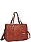 LUXURY BANYAN PEBBLED VEGAN SATCHEL BAG WITH LONG STRAP JY-20021