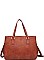 LUXURY BANYAN PEBBLED VEGAN SATCHEL BAG WITH LONG STRAP JY-20021