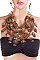FEATHER & TWISTED WOODEN BEADS STATEMENT NECKLACE SET