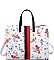 ELEGANT JULIAN PRINT TOTE BAG WITH LONG STRAP JY-20072PML