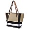 Plaid Check 2-in-1 Shopper & Clutch Set
