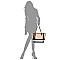 Plaid Check 2-in-1 Shopper & Clutch Set