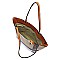 Plaid Check 2-in-1 Shopper & Clutch Set