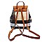 Classic Plaid Check Drawstring Backpack