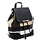 Classic Plaid Check Drawstring Backpack