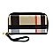 Zip Around Plaid Check Wallet Wristlet