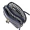 Multi Compartment Zip Tassel Crossbody Bag