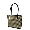 2-in-1 Diamond Check Tote Set