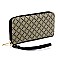 2-in-1 Diamond Check Tote Set