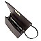 Flower Print Diamond Check Crossbody Bag