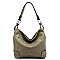 Stylish Side Ring Single Strap Hobo