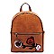 Embroidered Flower Backpack