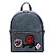 Embroidered Flower Backpack