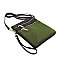 PEGASO Zip Nylon Crossbody Bag Wristlet