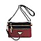 PEGASO Zip Nylon Crossbody Clutch Bag Wristlet