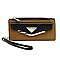 PEGASO Nylon Bifold Envelope Wallet Wristlet