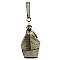 Ostrich Croc Classic Bucket Bag