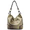 Ostrich Croc Classic Bucket Bag