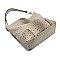 Ostrich Croc Classic Bucket Bag
