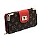 MONOGRAM FLAP TURN LOCK WALLET WRISTLET