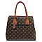 TOP-HANDLE MONOGRAMMED 3 IN 1 SATCHEL