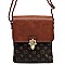 Flap Monogram Cross Body Bag