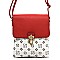 Flap Monogram Cross Body Bag