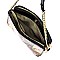 Multi Compartment Magazine Cover Dome Cross Body Bag