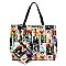 Reversible  Magazine Cover Collage 2-in-1 Tote