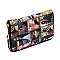 OBAMA Magazine Print Jewel-Top Satchel Wallet SET MH-PQ0031W