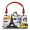 Pack of 12 Paris Design Coin Purse