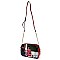 Multi Compartment Magazine Cover Dome Cross Body Bag