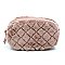 Quilted Fur Round Fanny Pack