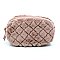 Quilted Fur Round Fanny Pack