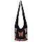 Bohemian Handicrafts Butterfly Crossbody Bucket Bag