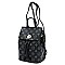 CONVERTIBLE DRAWSTRING MONOGRAM BACKPACK SATCHEL
