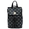 CONVERTIBLE DRAWSTRING MONOGRAM BACKPACK SATCHEL