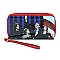 Double Zip Around Magazine Cover Picture Wallet Wristlet