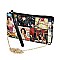 Picture Magazine Cover Crossbody Clutch Wallet Wristlet