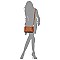 Color Block String Accent 2 in 1 Hobo MH-D0459