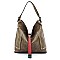 Color Block String Accent 2 in 1 Hobo MH-D0459