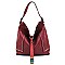 Color Block String Accent 2 in 1 Hobo MH-D0459