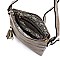 Tassel Accent Multi-Pocket Cross Body Messenger MH-BW2344