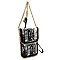 OBAMA MAGAZINE PRINT Metal Chain Cross Body Bag