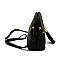 Nylon Multi Compartment Crossbody Bag