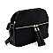 Nylon Multi Compartment Crossbody Bag