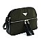 PEGASO Logo Nylon Multi Compartment Crossbody Bag