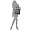 VIRAGO FASHION ROLL FOLDING FLAP BACKPACK