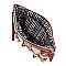 Unique Two-Tone Leaf Layered Clutch Shoulder Bag MH-LY112